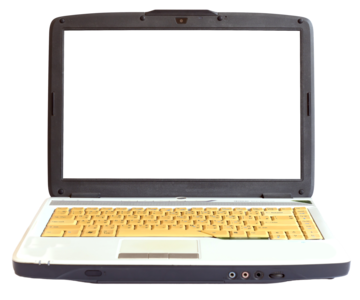 Retro laptop